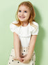 LC Waikiki Crew Neck Short Sleeve Embroidery Detailed Baby Girl T-Shirt